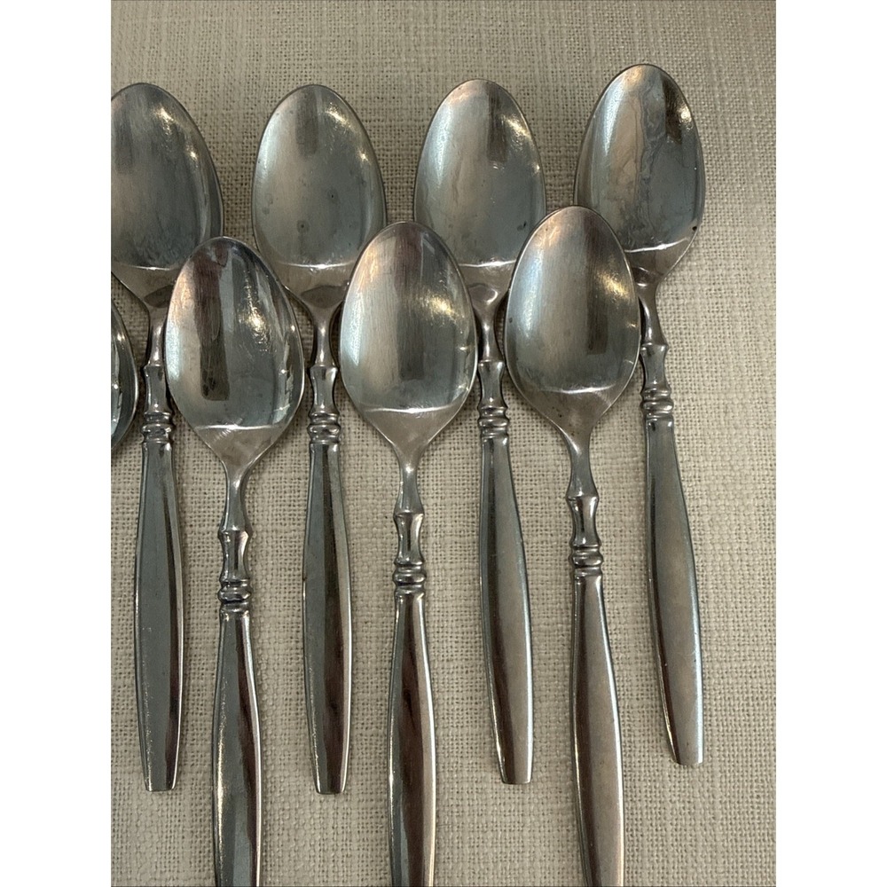 11 - Rebacraft PERTH 6 3/8" Teaspoon‎ Stainless Steel Flatware - Picture 3 of 7